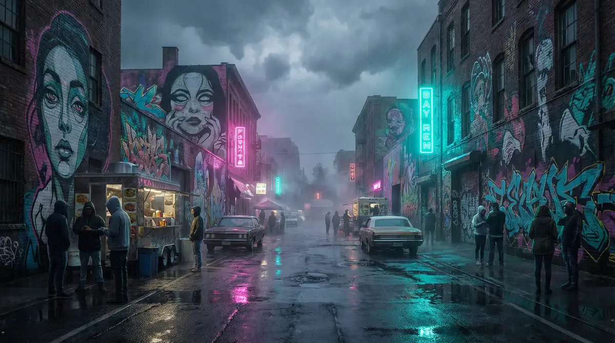 搞鸡 - 雨夜壁画街