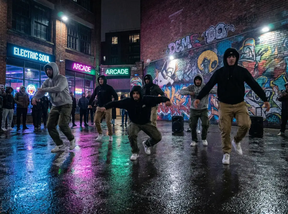 搞鸡 - 齐舞团队夜间表演